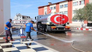 Bozdoğan Belediyesi okullardaki çalışmaları tamamladı