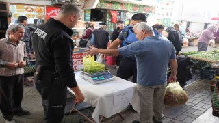 Bozdoğan Salı Pazarında Tartı Kontrol Noktası uygulaması