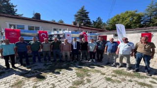 Bozkırda mahallelere 170 adet sıvat dağıtıldı