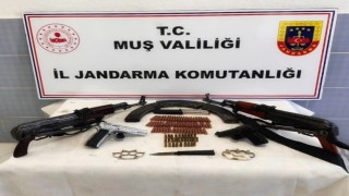 Bulanık ilçesinde silah ve mühimmat ele geçirildi