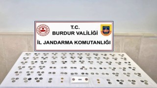 Burdurda 195 sikke ele geçirildi