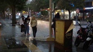 Burdurda sağanak yağış