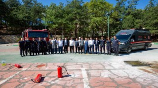 Burfaş tesislerinde yangın tatbikatı