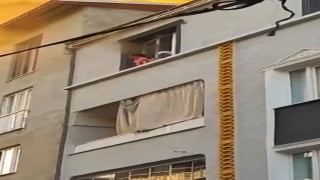 Bursada yangın paniği: Anneanne torununu alevlerden böyle kurtardı