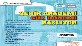 BÜSAM Şehir Akademi 2025 güz dönemi başlıyor