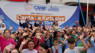 Canik Belediyesinden 2 binin üzerinde öğrenciye çanta ve kırtasiye desteği