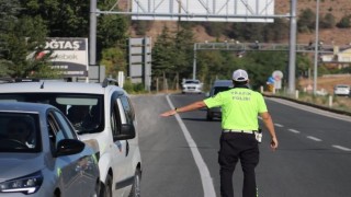 Çankırıda 338 araç trafikten men edildi