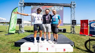 Çaycuma Granfondoda Eskişehirli sporcu kürsüye çıktı