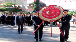 Çeşmede Gaziler Günü törenle kutlandı