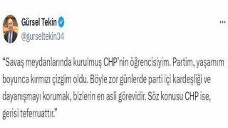 CHP İstanbul İl Başkanlığına kayyum olarak atanan Gürsel Tekinden ilk açıklama