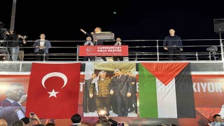 CHPden Eyüpsultanda Filistine destek mitingi
