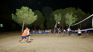 Çinede sokak voleybolu turnuvası başladı