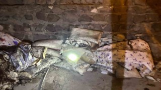 Cizredeki yangında ev kül oldu