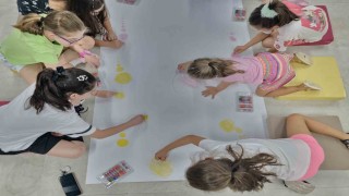 Çocuklar kitapların basımını yaşayarak öğrendi