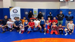 ÇOGEP Projesi kapsamında Güreş Kursu açıldı