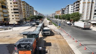 Çorum Belediyesinden şehir genelinde eş zamanlı asfalt atağı