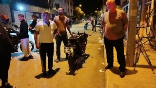 Çorumda motosiklet kazası: 1 yaralı