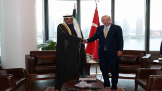 Cumhurbaşkanı Erdoğan, Kuveyt Veliaht Prens Sabah Halid es-Sabahı kabul etti