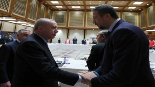 Cumhurbaşkanı Erdoğan, Türkiye A Milli Erkek Basketbol Takımını kabul etti