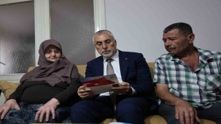 Cumhurbaşkanı Erdoğanın, Terörsüz Türkiye mektubu Sakaryada şehit ailesine ulaştı