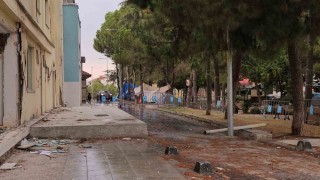 Depremin vurduğu Sındırgıda aylar sonra yağmur yağdı