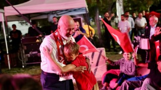 Dev ekranda milli maç heyecanı Kocasinanda yaşandı