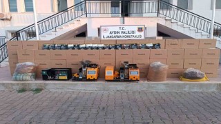 Didimde kaçak tütün operasyonu