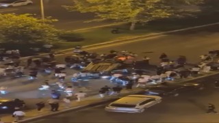 Diyarbakırda araçların çarpıştığı kazada otomobil ters döndü: 3 yaralı