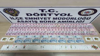 Dörtyolda kumar oynayan 4 şahsa para cezası uygulandı