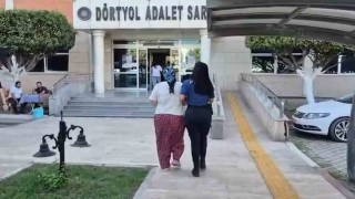 Dörtyolda uyuşturucu taciri kadın tutuklandı