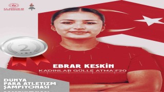 Dünya Para Atletizm Şampiyonasında 1 gümüş, 1 bronz madalya