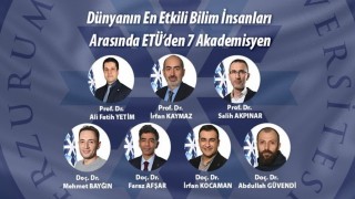 Dünyanın en etkili bilim insanları arasında ETÜden 7 akademisyen