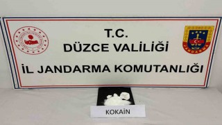 Düzcede 800 bin TLlik kokain ele geçirildi