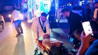 Edirnede otomobilin çarptığı adam yaralandı
