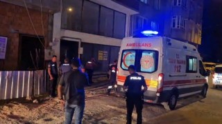 Edremitte inşaatta imdat çığlığı: Merdiven boşluğuna düşen kadın yaralandı