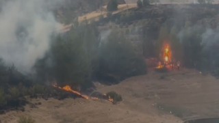 Elazığda kırsal alan yangını