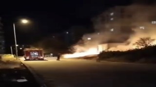 Elazığda otluk alanda çıkan yangın söndürüldü