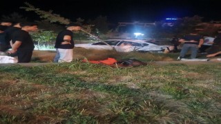 Elazığda otomobil Millet Bahçesine girdi: 5 yaralı