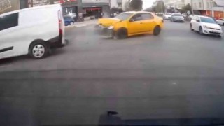 Elazığda trafik kazası kameralara yansıdı