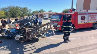 Elazığda traktör devrildi: 2 yaralı