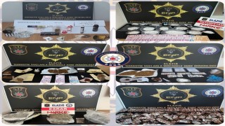 Elazığda uyuşturucuya geçit yok: 16 tutuklama