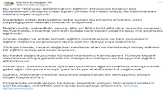 Emine Erdoğan, 5. Lider Eşleri Zirvesine video mesaj gönderdi