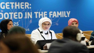 Emine Erdoğan, BMde Birlikte Daha İyiye: Aileden Başlayan Küresel Dayanışma etkinliğinde konuştu