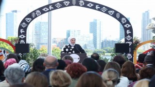 Emine Erdoğan, New Yorkta Anadoludakiler: Kapıların Ardındaki Hazineler programında konuştu