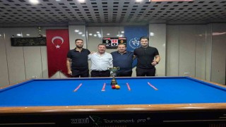 Erciyes Takımlar 3 Bant Bilardo Şampiyonası yapıldı
