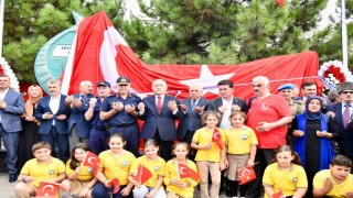 Ertuğrul Fırkateyninde şehit olan 71 Trabzonlu asker anısına anıt