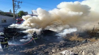 Erzurumda keresteler alev aldı