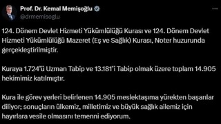 Eş ve Sağlık kurası gerçekleşti