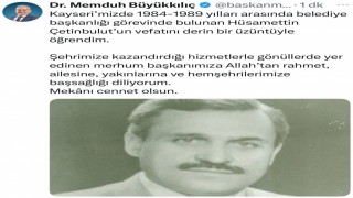 Eski belediye başkanı Hüsamettin Çetinbulut hayatını kaybetti