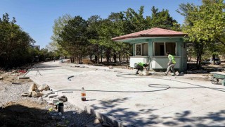 Eski DSİ yerleşkesinde millet bahçesi yapımı devam ediyor